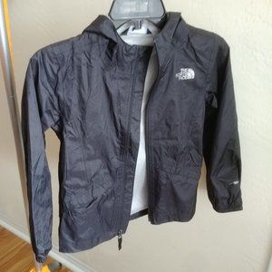 North Face 6 - 7 y.o. girl boy black rain coat  jscket